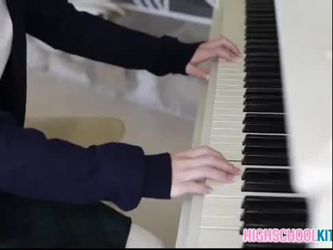 Shaved younger school-girl getting pounded